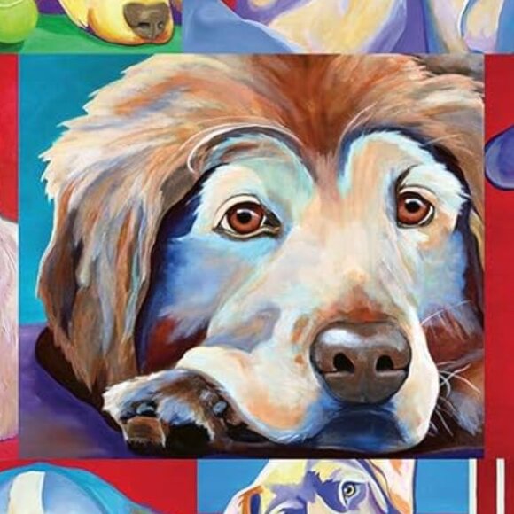 New sealed Ravensburger 500 pcs Large Format Puzzle-Hello Doggie - Picture 3 of 15